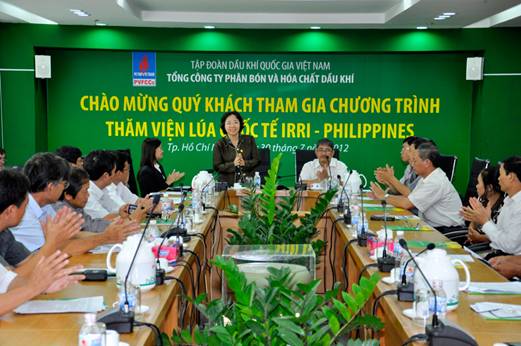 PVFCCo organizing a visit to International Rice Research Institute (IRRI) – Philippines for typical customers