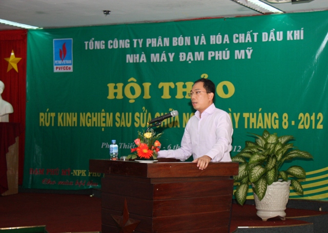 Nhà máy Đạm Phú Mỹ tổ chức Hội thảo tổng kết và rút kinh nghiệm sửa chữa ngắn ngày