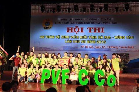 PVFCCo đạt giải Nhất toàn đoàn Hội thi ATVSV Giỏi tỉnh BR-VT 2015