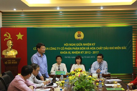 Công đoàn PVFCCo North tổ chức thành công Hội nghị giữa nhiệm kỳ 2012-2017