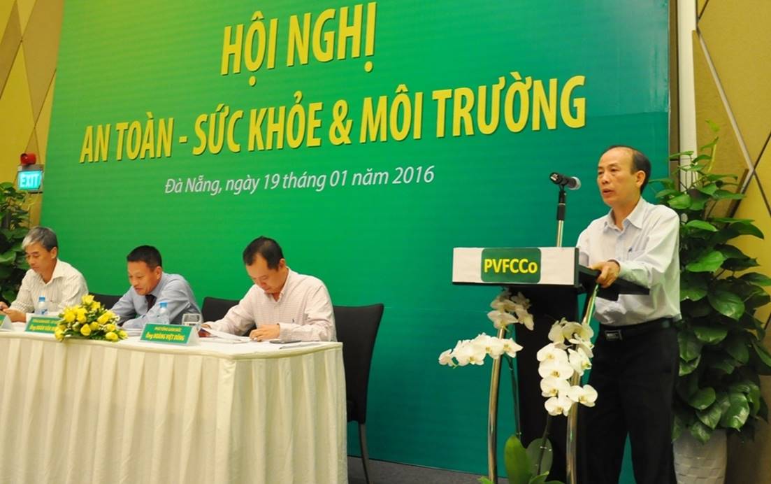 PVFCCo tổ chức Hội nghị tổng kết công tác An toàn – Sức khỏe & Môi trường năm 2015