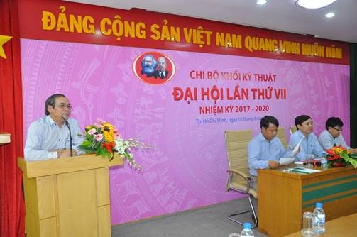 Chi bộ Khối Kỹ thuật tổ chức thành công Đại hội nhiệm kỳ 2017-2020