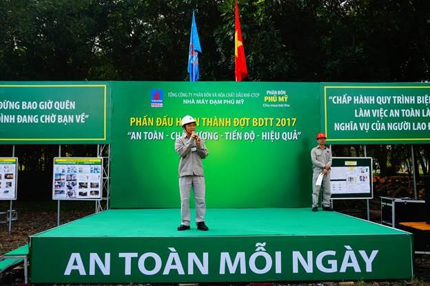 Phu My Urea Plant held a “Toolbox Meeting” in 2017 General Maintenance