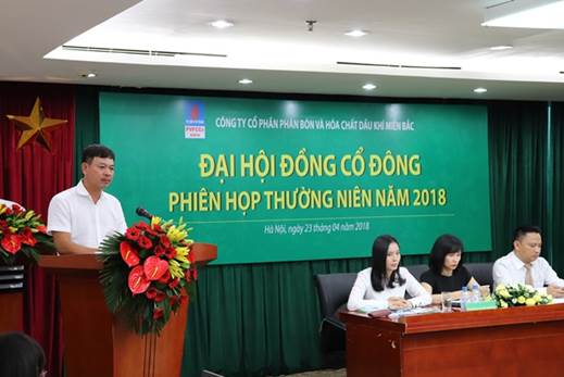 PVFCCo North tổ chức thành công Đại hội đồng cổ đông – Phiên họp thường niên 2018