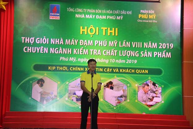 Nhà máy Đạm Phú Mỹ tổ chức Hội thi thợ giỏi lần thứ VIII – chuyên ngành Kiểm tra Chất lượng Sản phẩm