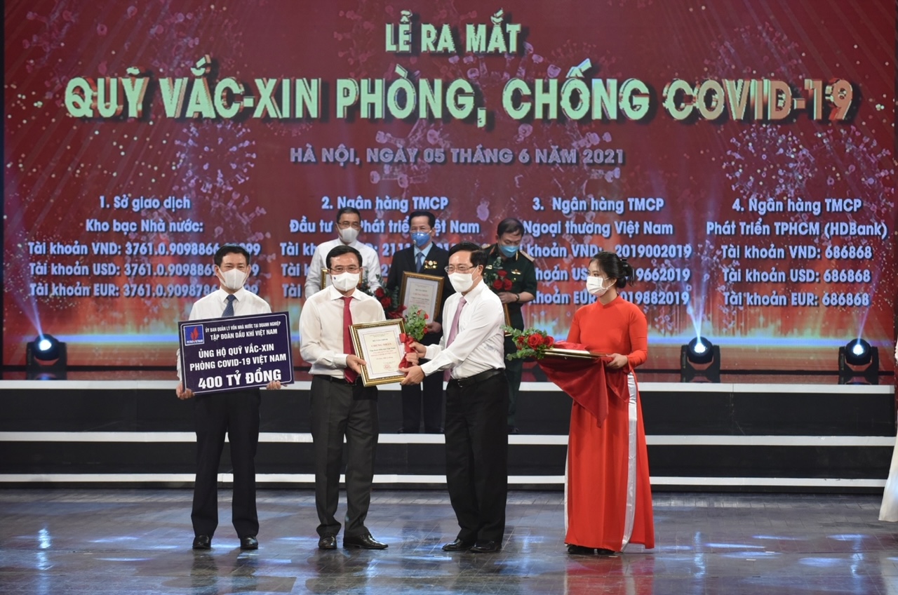 Petrovietnam và Công đoàn Dầu khí Việt Nam phát động quyên góp, ủng hộ công tác phòng, chống dịch Covid-19