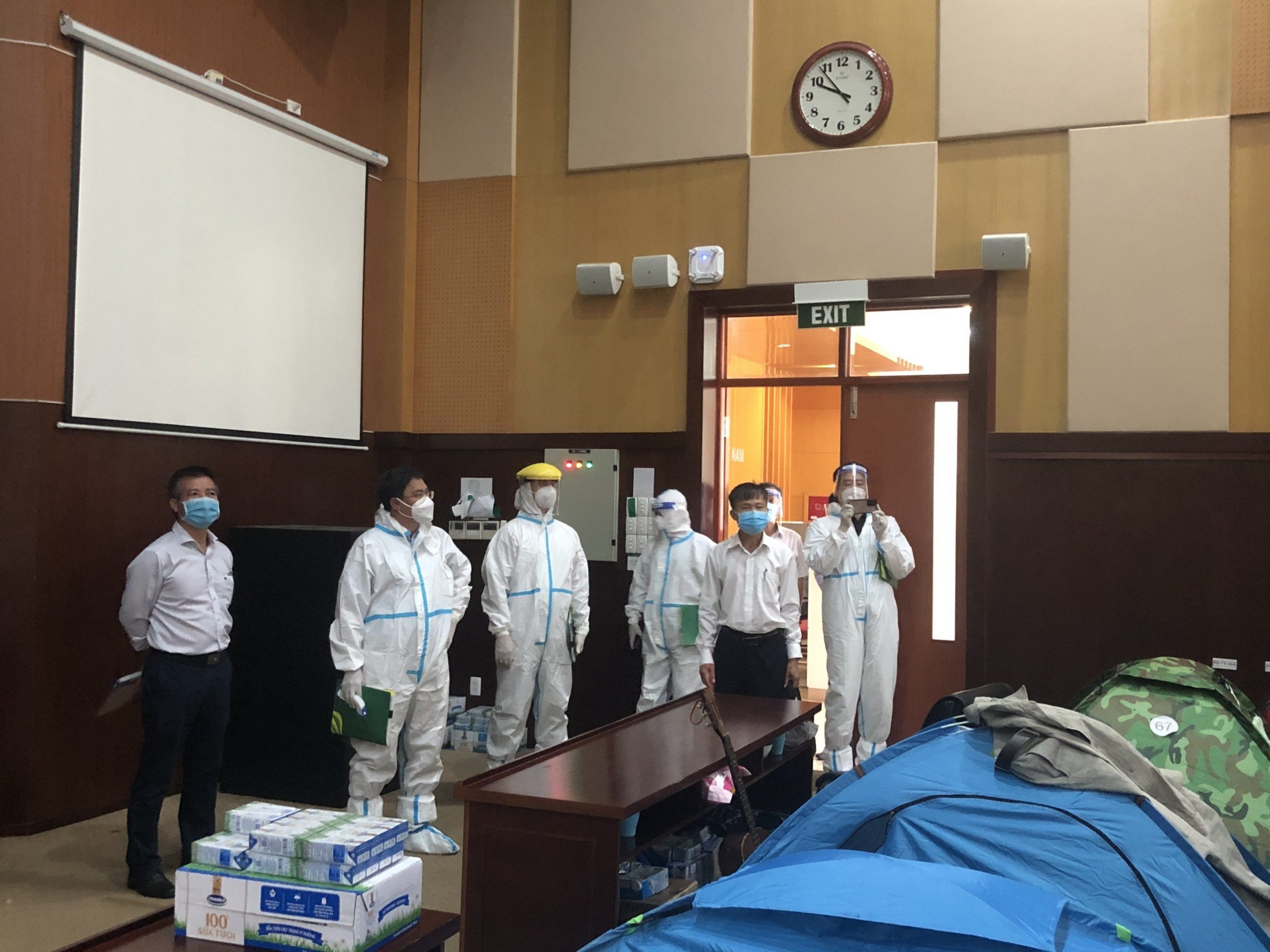 Ministry of Health inspected the epidemic prevention and control at Phu My Fertilizer Plant.