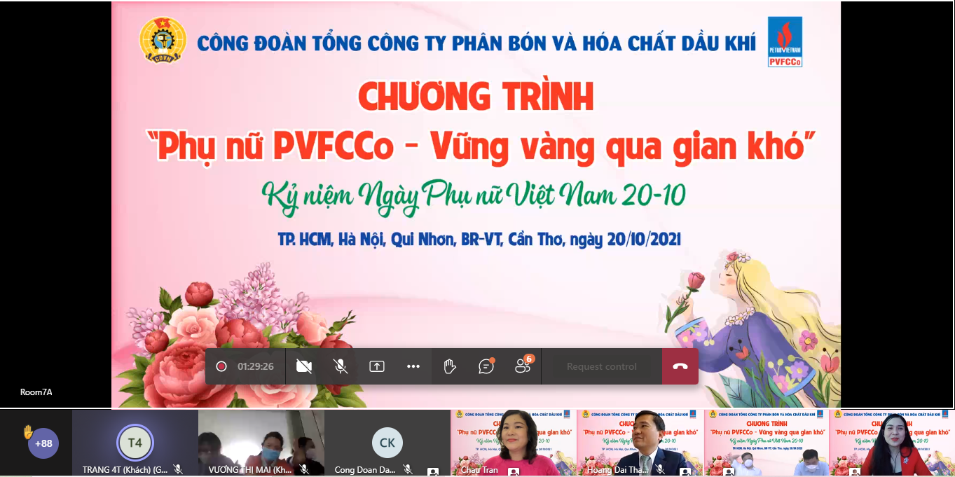 Phụ nữ PVFCCo – Vững vàng qua gian khó