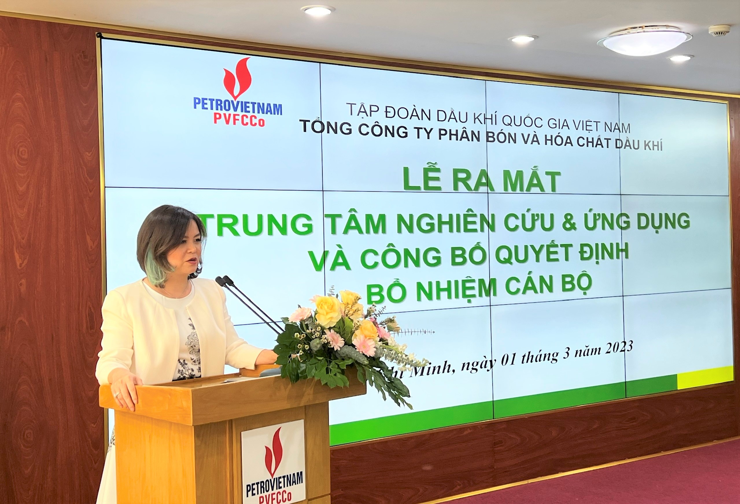 PVFCCo: Ra mắt Trung tâm Nghiên cứu & Ứng dụng, công bố các Quyết định bổ nhiệm cán bộ